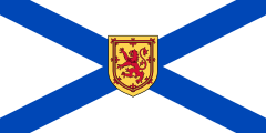 Flag of Nova Scotia (1858)