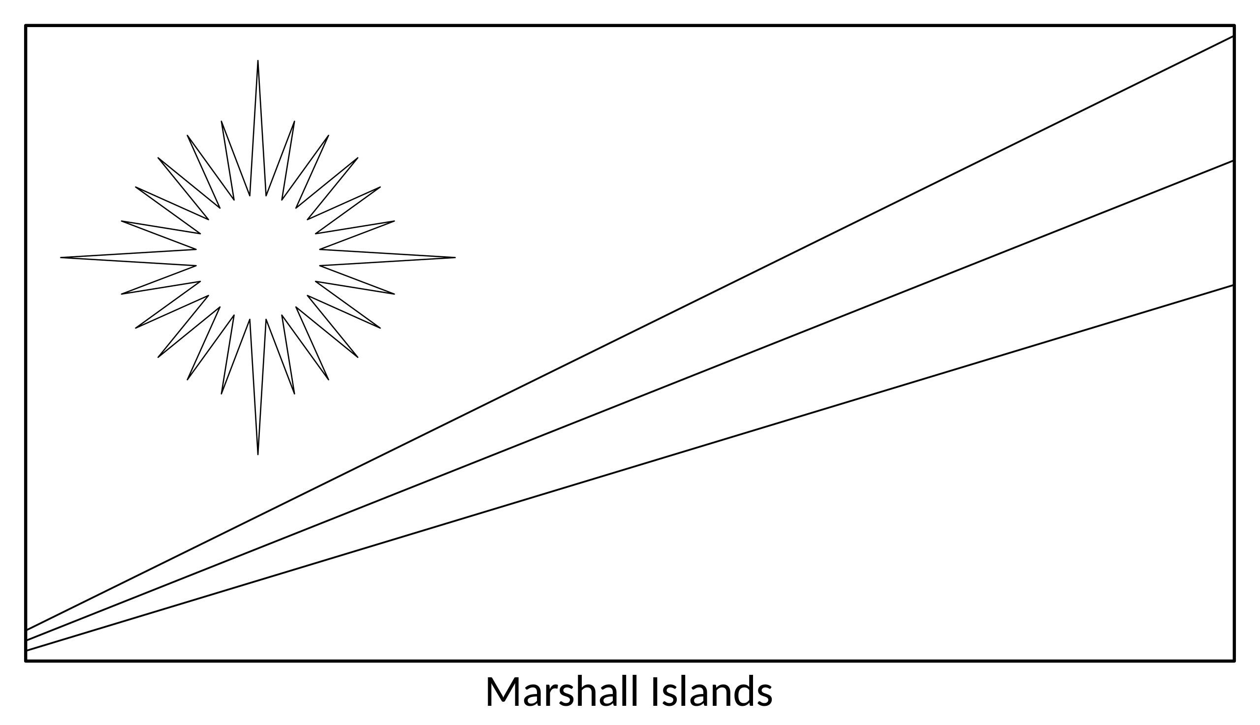 флаг маршалловых островов