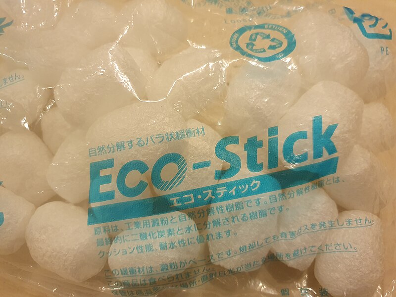 File:Foam peanuts bag with product name "Eco-Stick".jpg