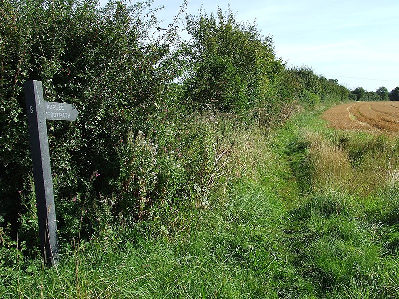 File:Footpath Sign - geograph.org.uk - 3124823.jpg