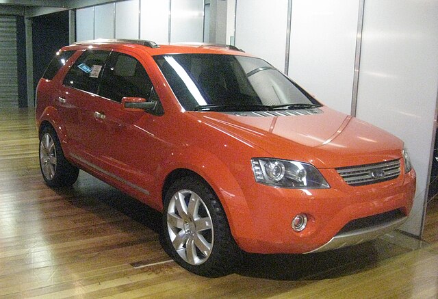 Ford R7 concept car exhibited at the former Ford Discovery Centre in Geelong, Australia