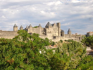 La Cité de Carcasona, en una vista parcial.