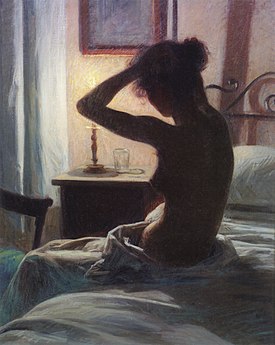 Au lit, 1897