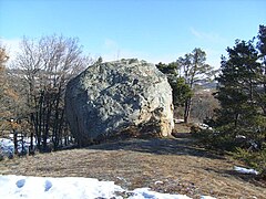 Ледник Пейре-Оссель расположен на боковой морене.