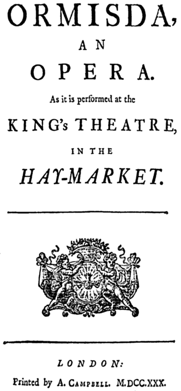 File:Georg Friedrich Händel - Ormisda - title page of the libretto - London 1730.png