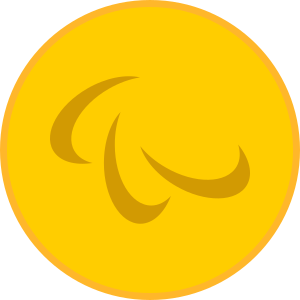 File:Gold medal Paralympics.svg