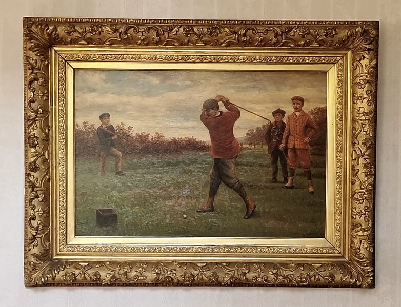 File:Golf Gemälde „The drive“ 1894 C.E.Brock.jpg