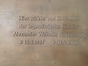 Alexander Wilhelm Gottschalg: Leben, Verbindung zu Franz Liszt, Ausstellung