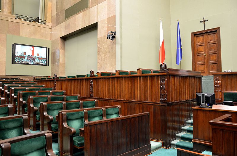 File:Government benches in the Sejm Plenary Hall.JPG