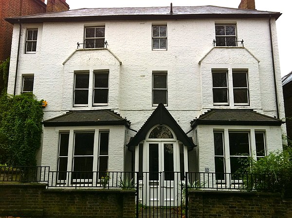 Chapman lived in this house in Highgate with his partner David Sherlock during the 1970s.