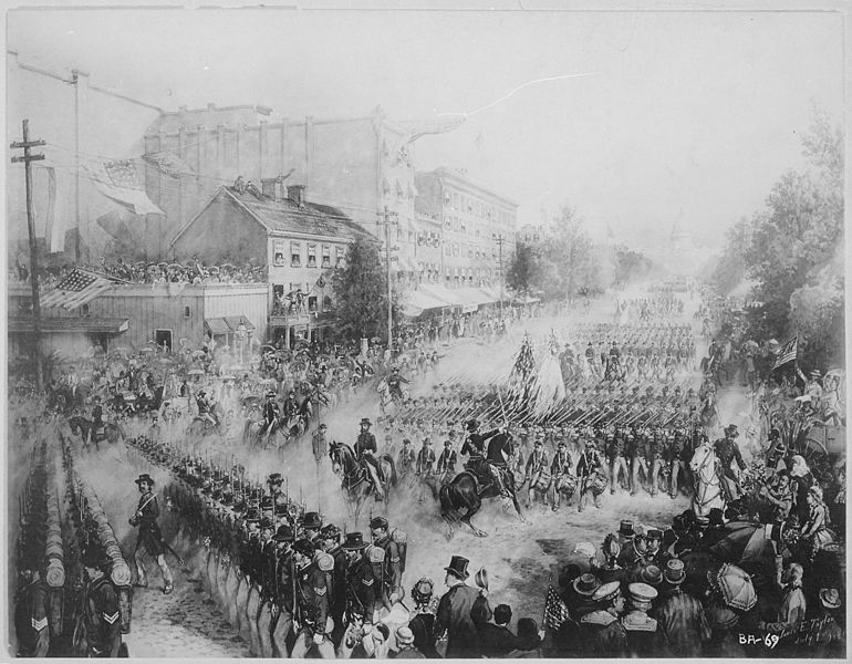 File:Grand review of Union troops, May 23-24, 1865, looking down Pennsylvania Avenue toward the Capitol, 05-23-1865 - 05-24-1 - NARA - 530486.jpg