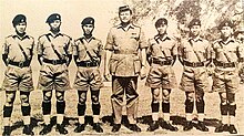 Lieutenant Mohammad (2nd, right) in the 1960s Group of early Bruneian intakes.jpg