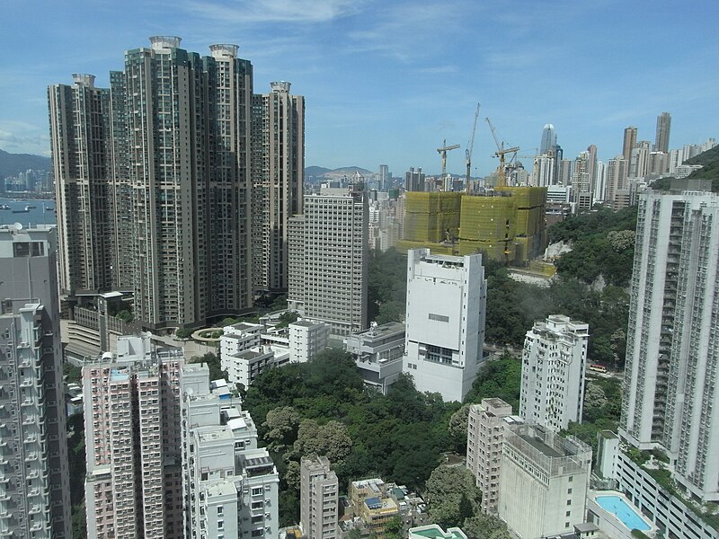 File:HK Kennedy Town 寶雅山 46C Belcher's Hill view East The Belcher's HKU construction site June-2011.jpg