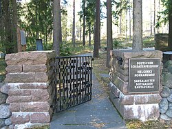 Deutscher Soldatenfriedhof Helsinki-Honkanummi