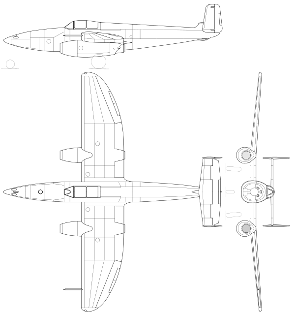 Heinkel He 280 3-view.svg