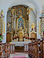 * Nomination Altar in the Catholic Parish Church of St. Nicholas in Herzogenreuth --Ermell 05:51, 9 July 2023 (UTC) * Promotion  Support Good quality. --Poco a poco 08:44, 9 July 2023 (UTC)