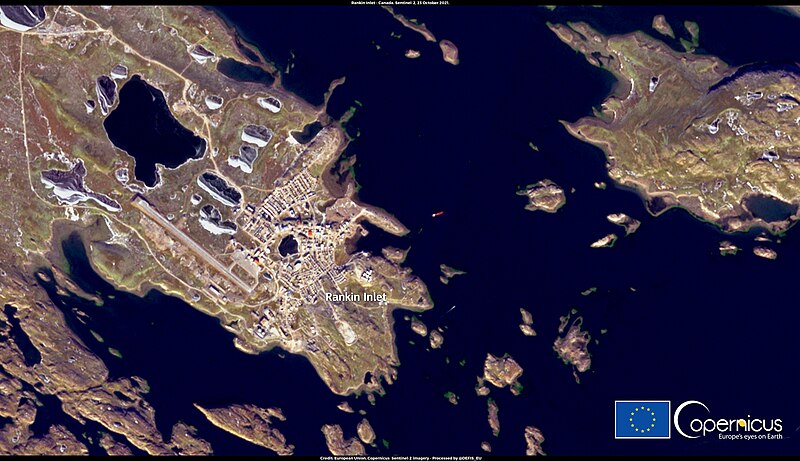 File:Historic heatwave in Nunavut (Canada) in October 2021 (Copernicus).jpg