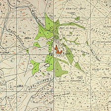 Serie di mappe storiche per l'area di Kudna (anni '40) .jpg