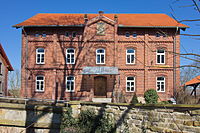 Historic bridge in front of the Meyersiek watermill in Steyerberg IMG 0119.jpg