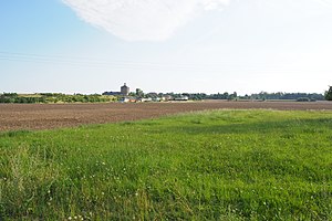 Horkenberg with the Malakow Tower and the pier of the Marienschacht