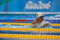 With 3 gold medals and 1 silver, Katinka Hosszu won more medals in individual events than any other swimmer in the Rio Olympics Hosszu Katinka Rio 2016.jpg