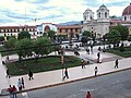 Huancayo belvárosa a székesegyházzal