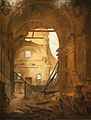 Hubert Robert (1733-1808) L'Eglise de la Sorbonne en ruine (vers 1800) Achat, 1895 inv. P.171}}