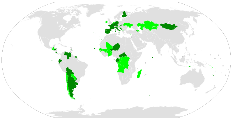   states parties   states that signed, but have not ratified   states that have not signed