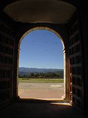 Entrance tae kirk in Capulalpam de Méndez