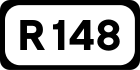 Straßenschild R148}}