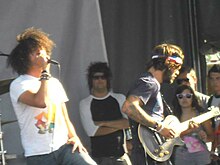 Matt Mehana with current touring member Joe Nelson, at Vans Warped Tour 2011