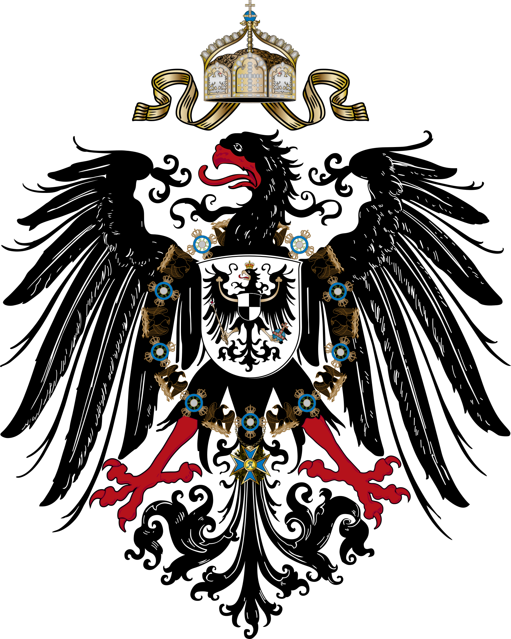 File:Imperial Coat of arms of Germany (1889-1918).svg - 維基百科，自由的百科全書