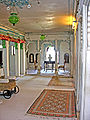 Priyatam Niwas (living room and wheelchair of Maharana Bhopal Singh)