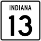 Znacznik trasy stanu Indiana