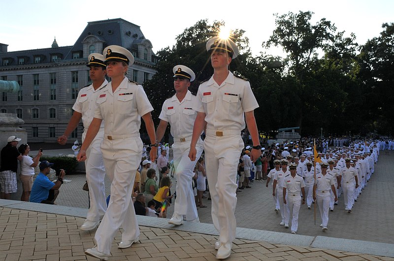 File:Induction Day at the U.S. Naval Academy. (9194221810).jpg