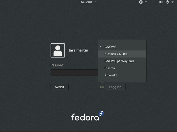 GNOME Display Manager (GDM) on Fedora--2016, 05.png