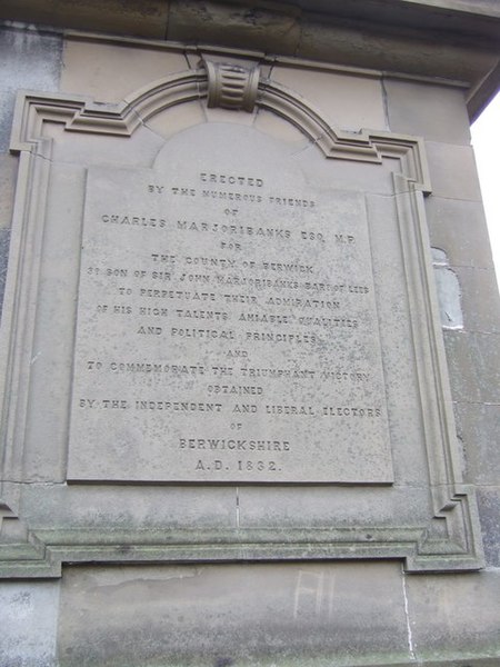 File:Inscription on the plinth of Marjoribanks Monument. - geograph.org.uk - 646595.jpg