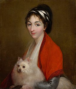 Portrait d'Isabelle Oginska (vers 1795-1800), localisation inconnue.