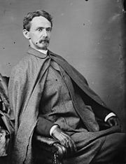 Senator John James Ingalls sponsored the legislation that amended the cemetery's charter in 1886. John James Ingalls - Brady-Handy.jpg