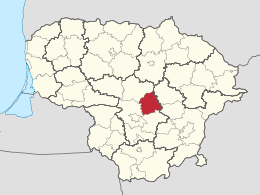 Jonava – Localizzazione
