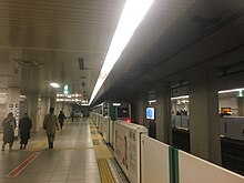 Karasuma line platforms, 2021