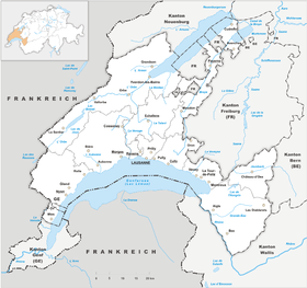 Mapa a pakabirukan ti Vaud