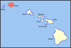 Location in the state of Hawaii