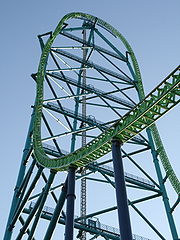 The top hat element on Kingda Ka Kingda Ka tower.jpg