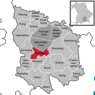 <span class="mw-page-title-main">Kirchseeon</span> Municipality in Bavaria, Germany