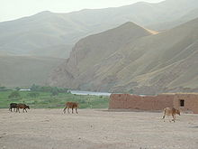 Surroundings of Kunduz where fierce fighting took place almost every day Kunduz.JPG