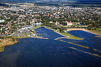 Stad en haven van Kuressaare