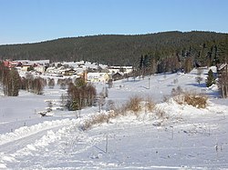 Kvilda bei Schnee