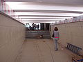 Підземний перехід станції під час реконструкції
