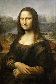The famous Mona Lisa is the portrait of Lisa Gherardini known as "La Gioconda" because she was married to Francesco Bartolomeo del Giocondo La Gioconda.jpg